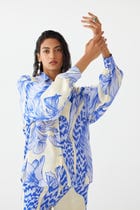 BLUE APHRODITE SHIRTS & TROUSERS CO-ORD view 2