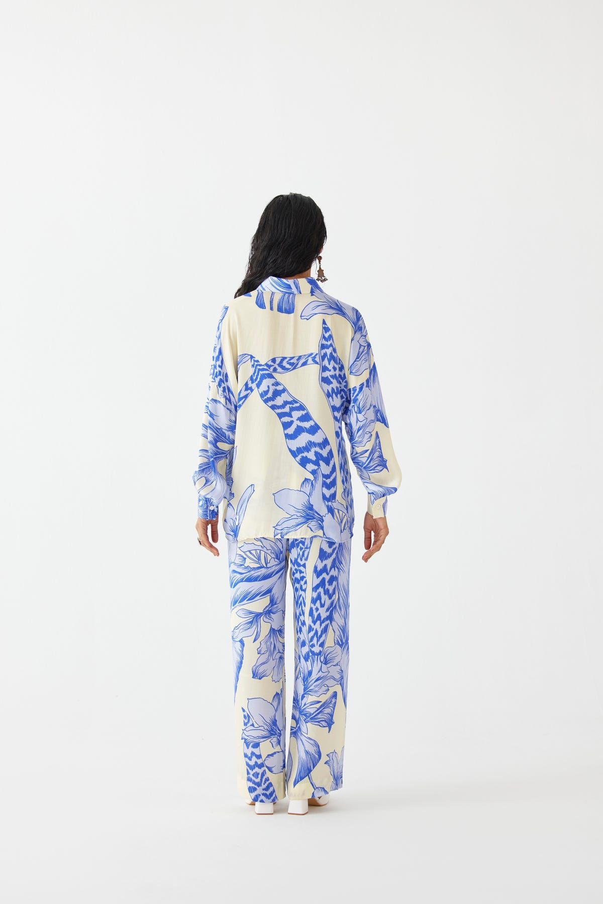 BLUE APHRODITE SHIRTS & TROUSERS CO-ORD - image 4