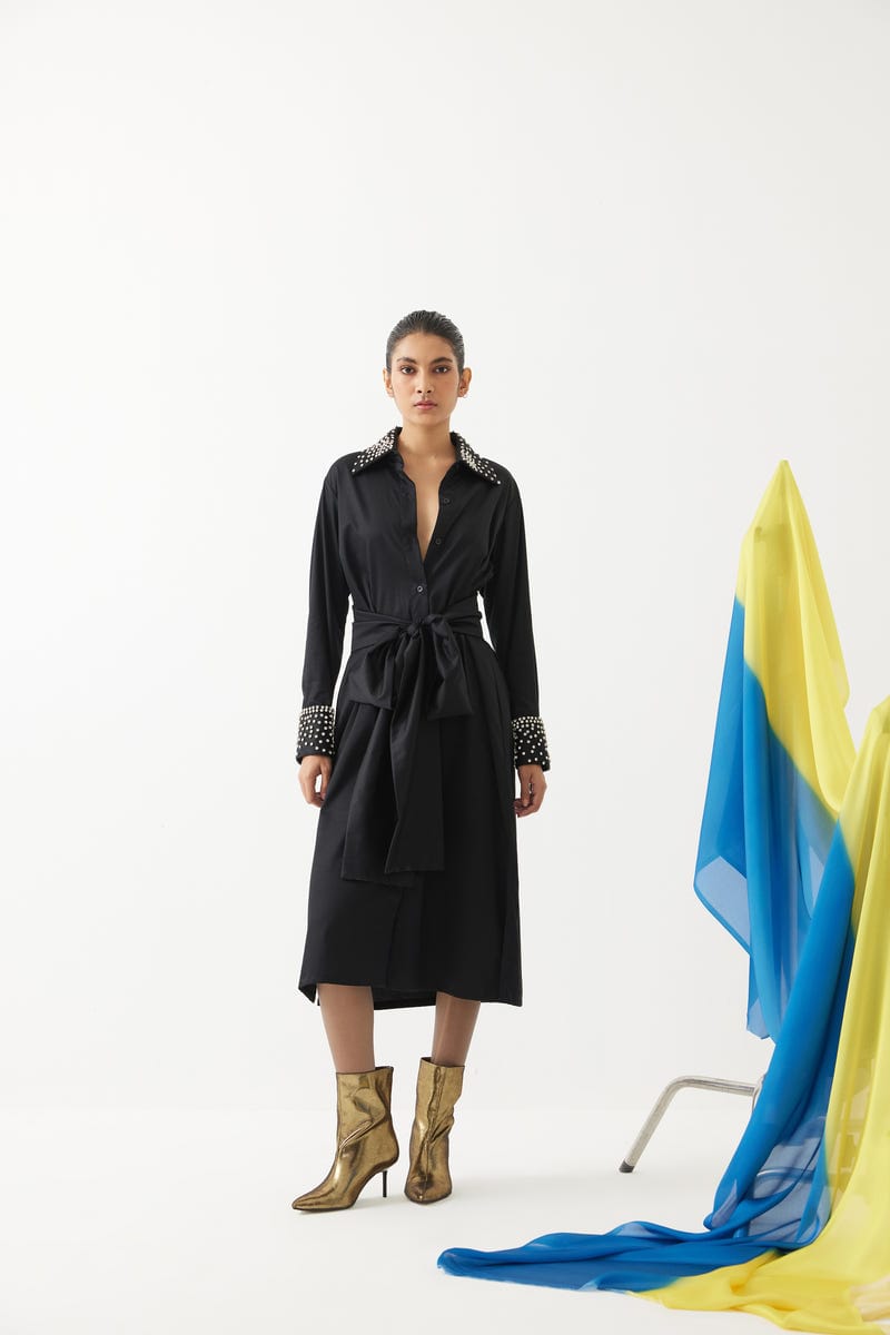 Night Sky Shirt Dress