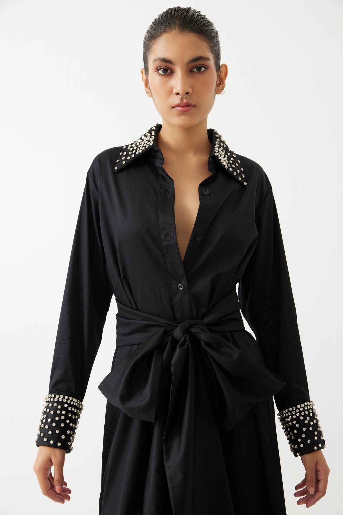 Night Sky Shirt Dress - image 2