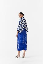 INDIGO BATWING SHIRT view 4