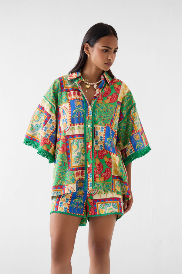 Studio Rigu — JOHARI  SHIRT & SHORTS CO-ORD