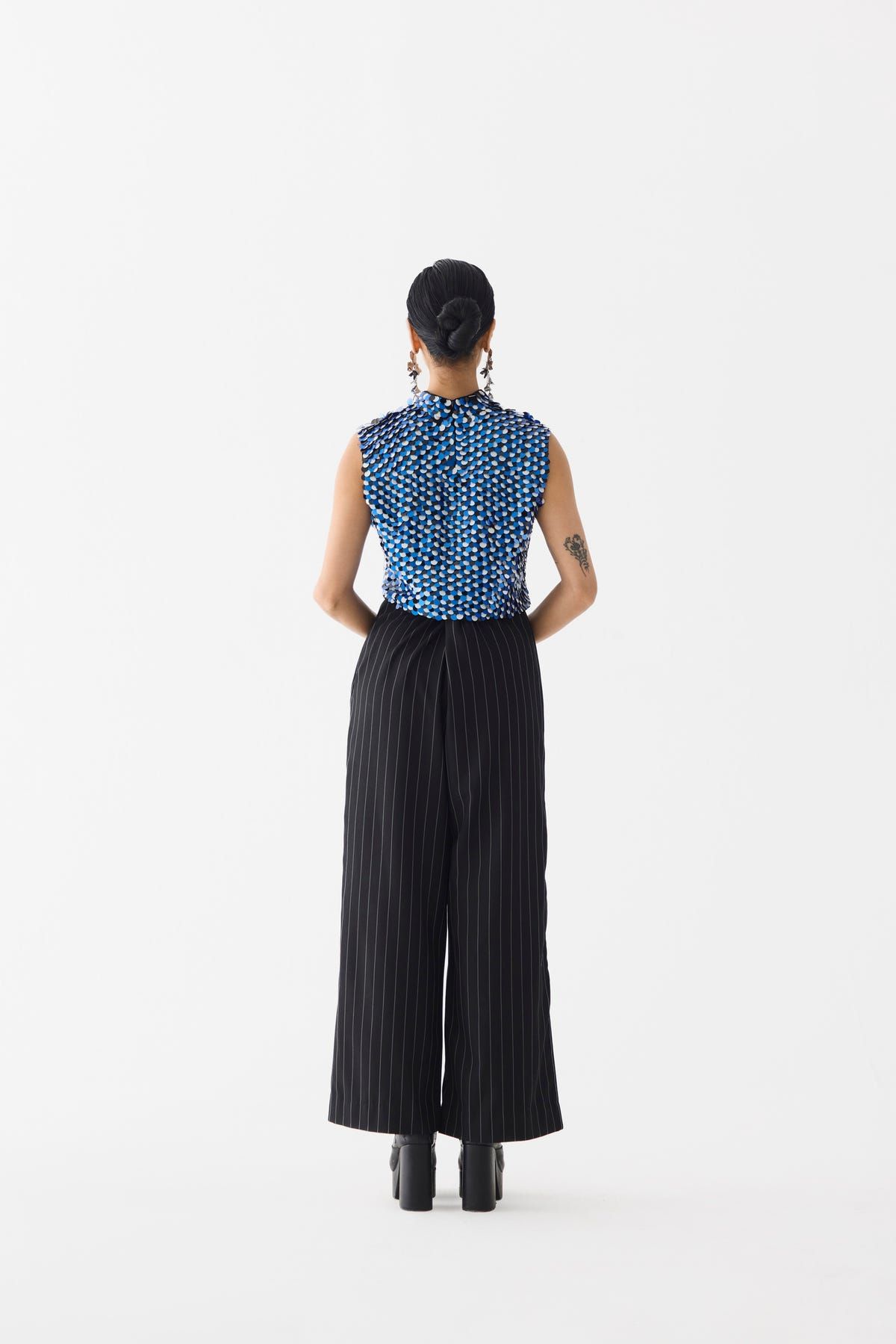 BLUE PARADISE SEQUIN  TOP - image 4