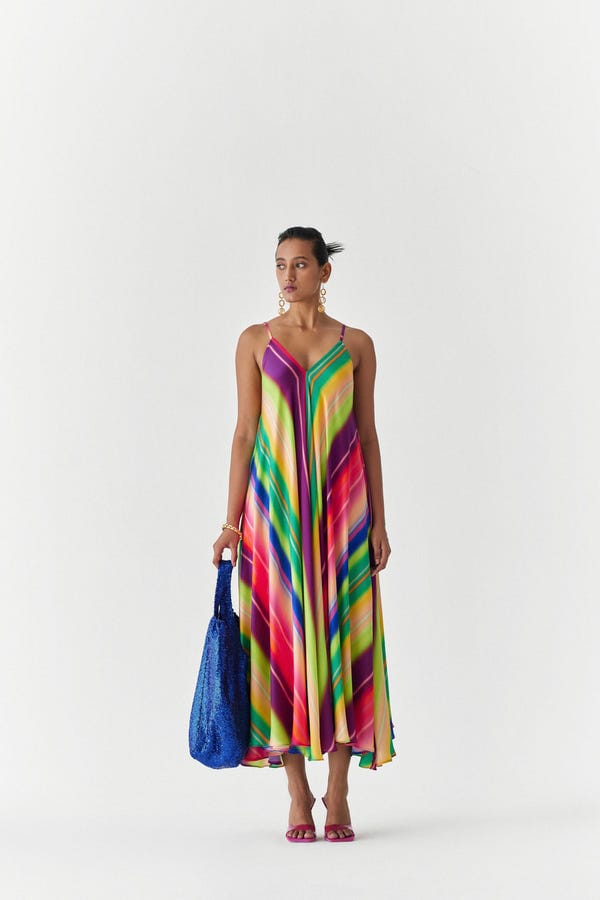 Studio Rigu — RAINBOW STRAPPY DRESS
