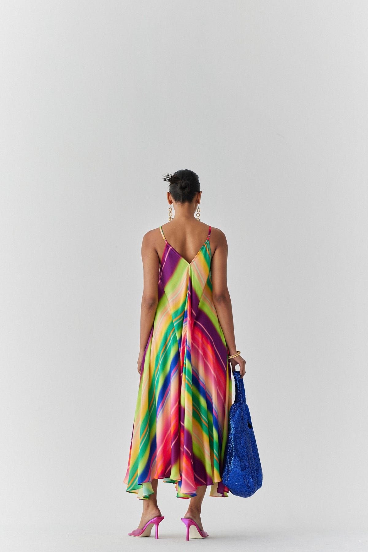 RAINBOW STRAPPY DRESS - image 3