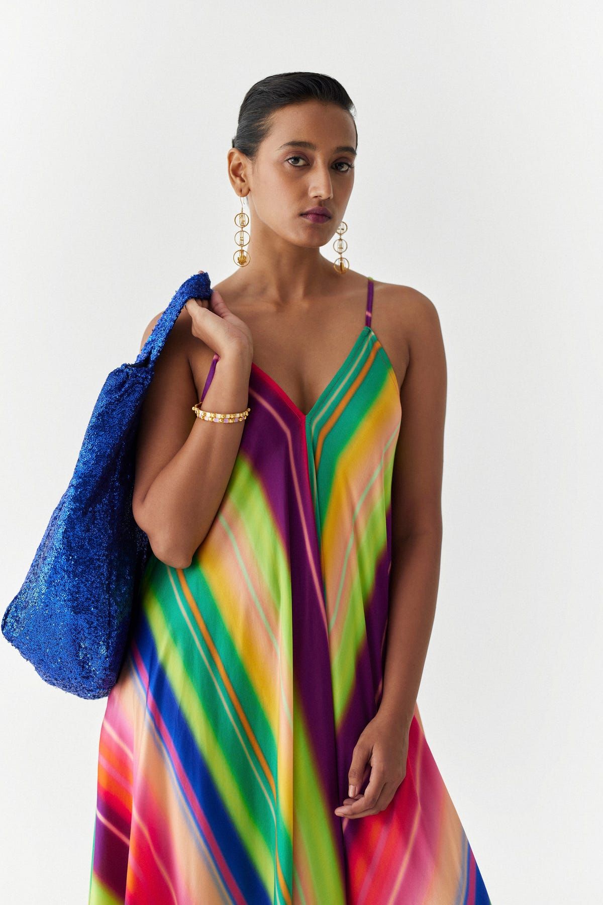RAINBOW STRAPPY DRESS - image 4