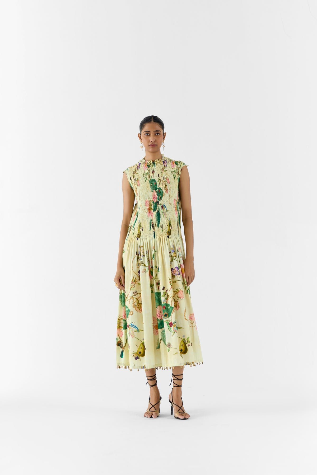 BLOSSOM RUCHING DRESS - image 1