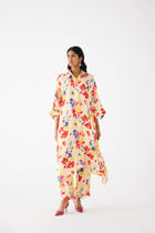 RIAD FRONT BUTTON KIMONO & TROUSERS view 1