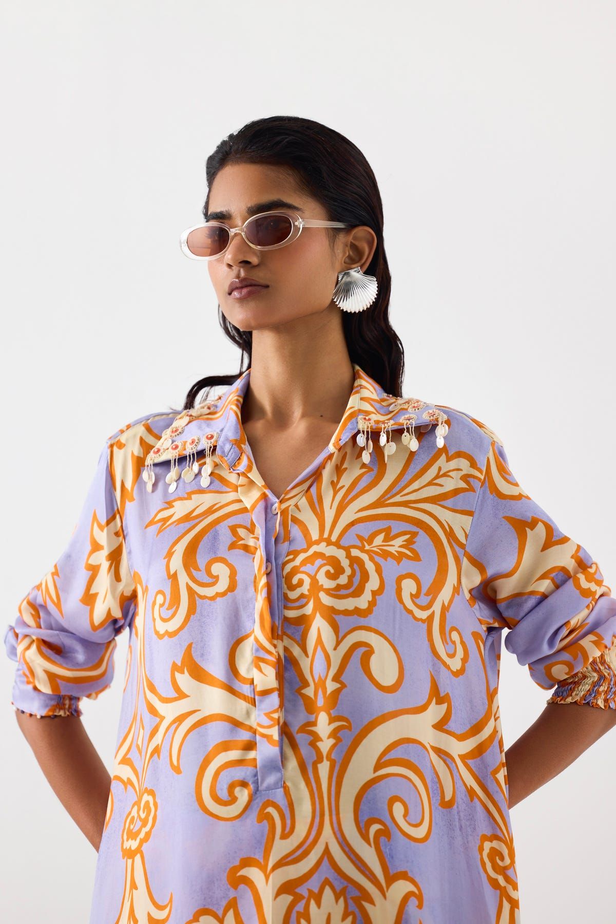 MOJITO ASYMMETRIC SHIRT AND SKIRT - image 2