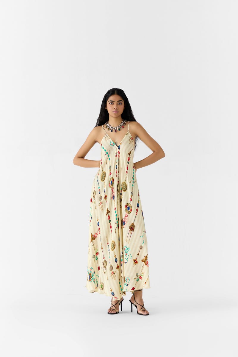 TIJORI STRAPPY DRESS