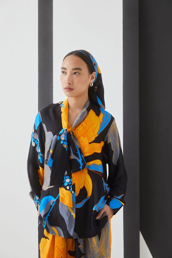 Studio Rigu — Midnight Knot Shirt & Trousers Co-ord