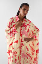 SAWAI FRONT BUTTON KIMONO AND PANTS CO-ORD view 2