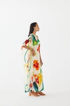 MONET ONE SHOULDER DRAWSTRING DRESS view 2