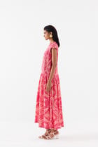 ARECA PALM RUCHING DRESS view 2