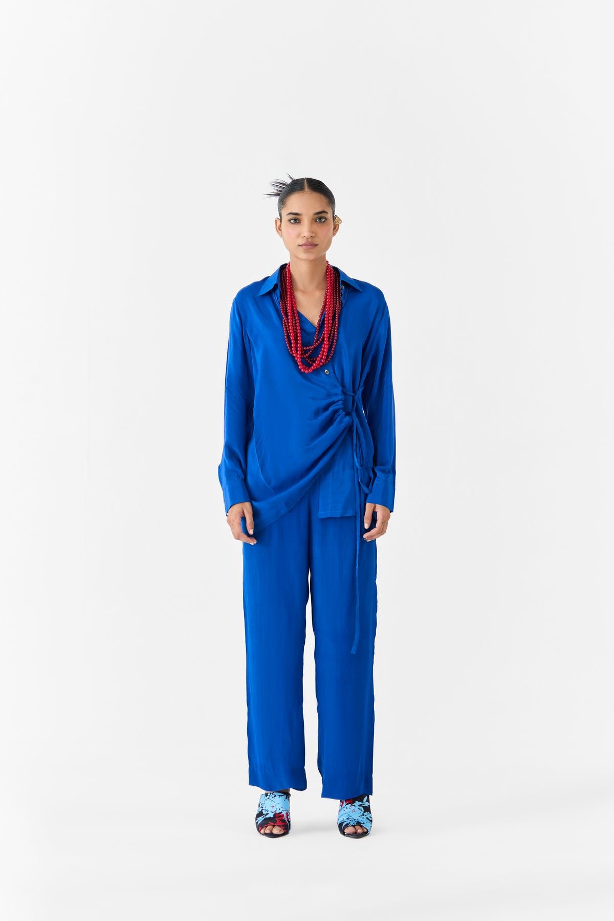 INDIGO SHIRT & TROUSERS CO-ORD - image 3