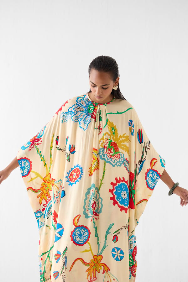 Studio Rigu — SANGANER KIMONO KURTA AND PANTS CO-ORD