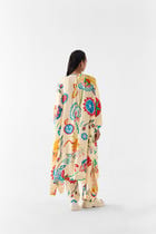 SANGANER KIMONO KURTA AND PANTS CO-ORD view 3