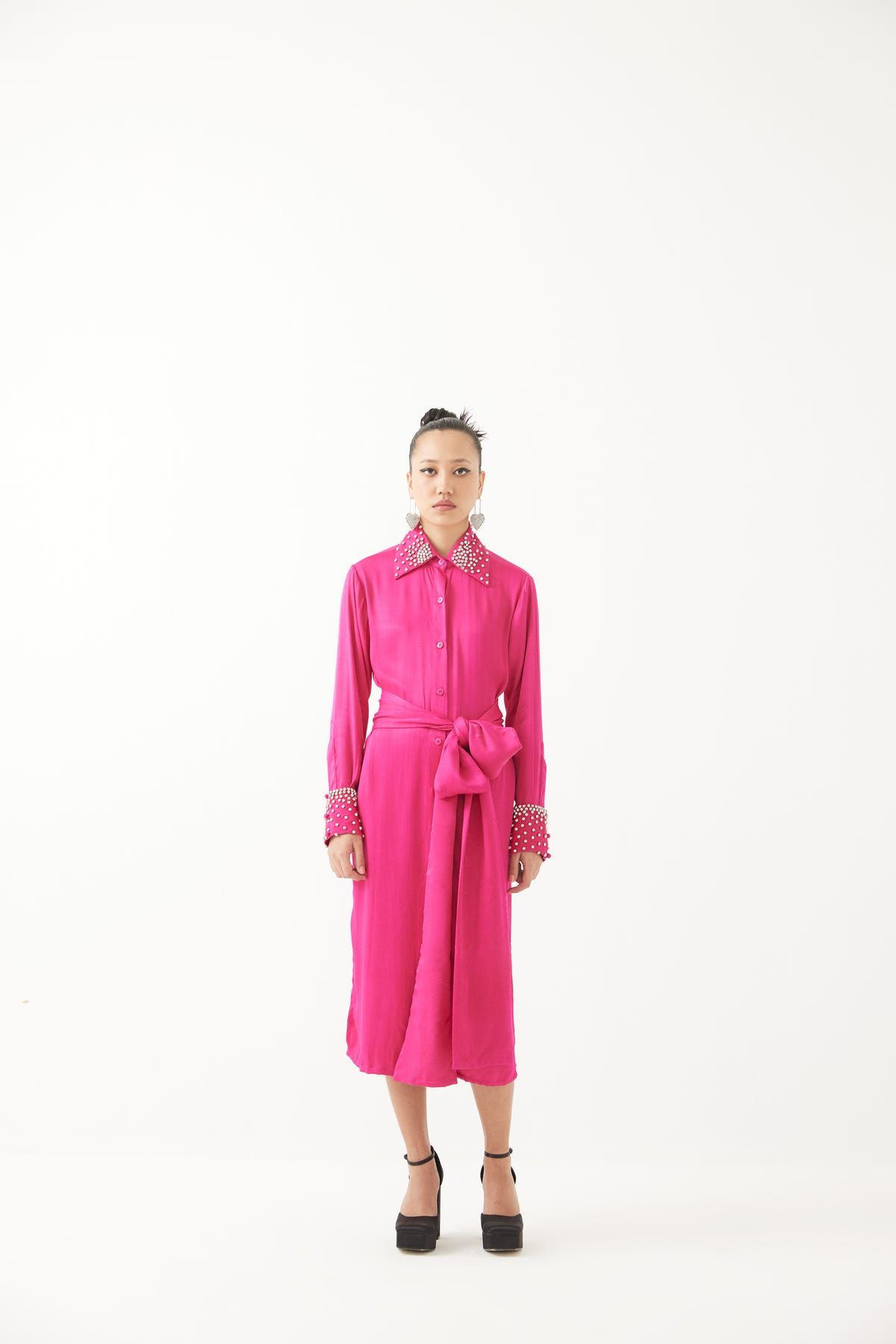 Rani Pink Shirt Dress - image 1