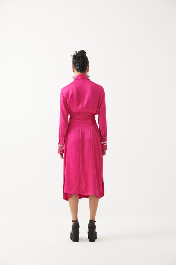 Studio Rigu — Rani Pink Shirt Dress