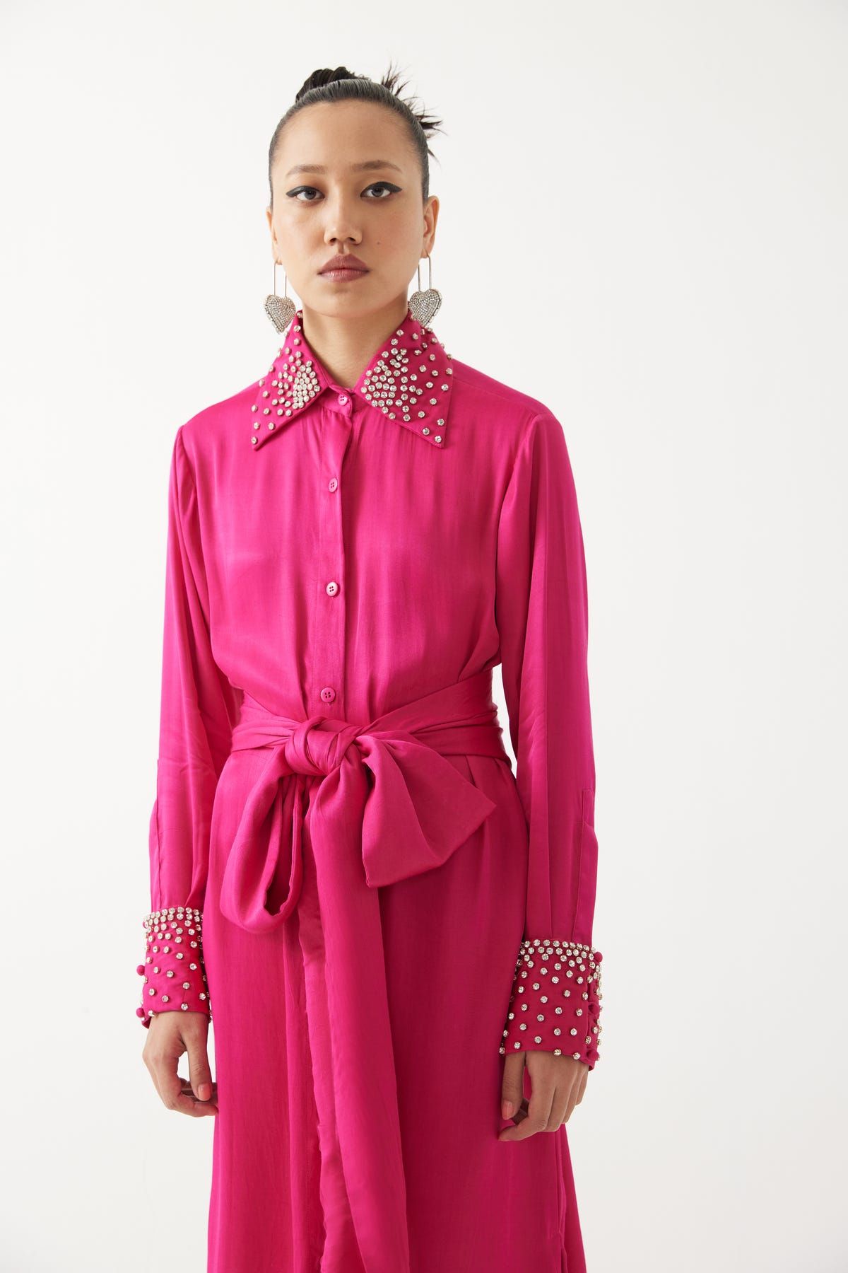 Rani Pink Shirt Dress - image 3