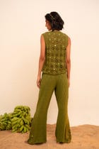 Samudram Knit Flared Pants view 2