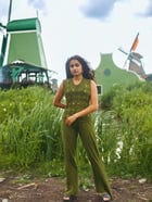 Samudram Knit Flared Pants view 5