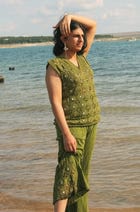 Samudram Knit Flared Pants view 6