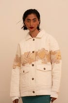 Samudram Quilted Patchwork Jacket view 1