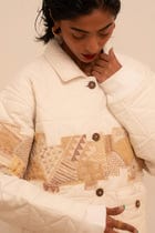 Samudram Quilted Patchwork Jacket view 3