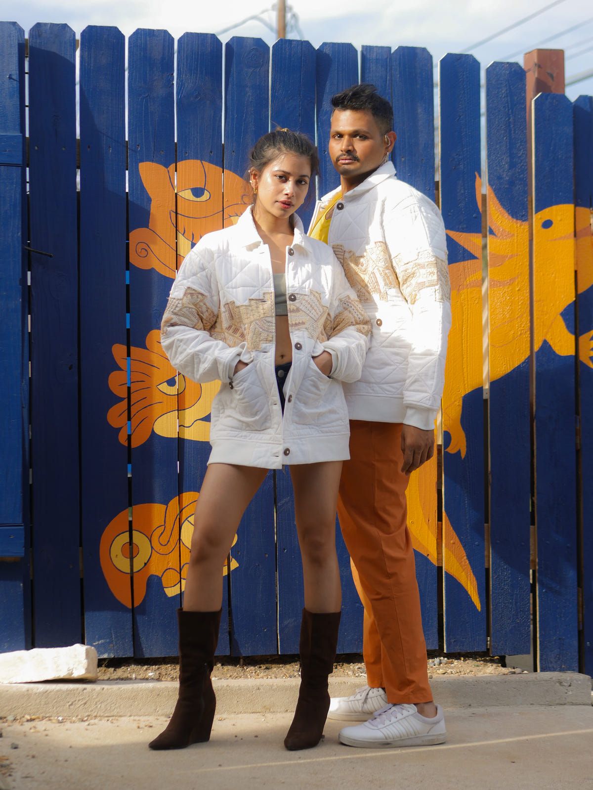 Samudram Quilted Patchwork Jacket - image 6