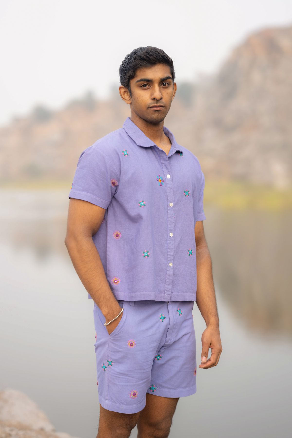 Alankara Embroidered Shorts - image 1