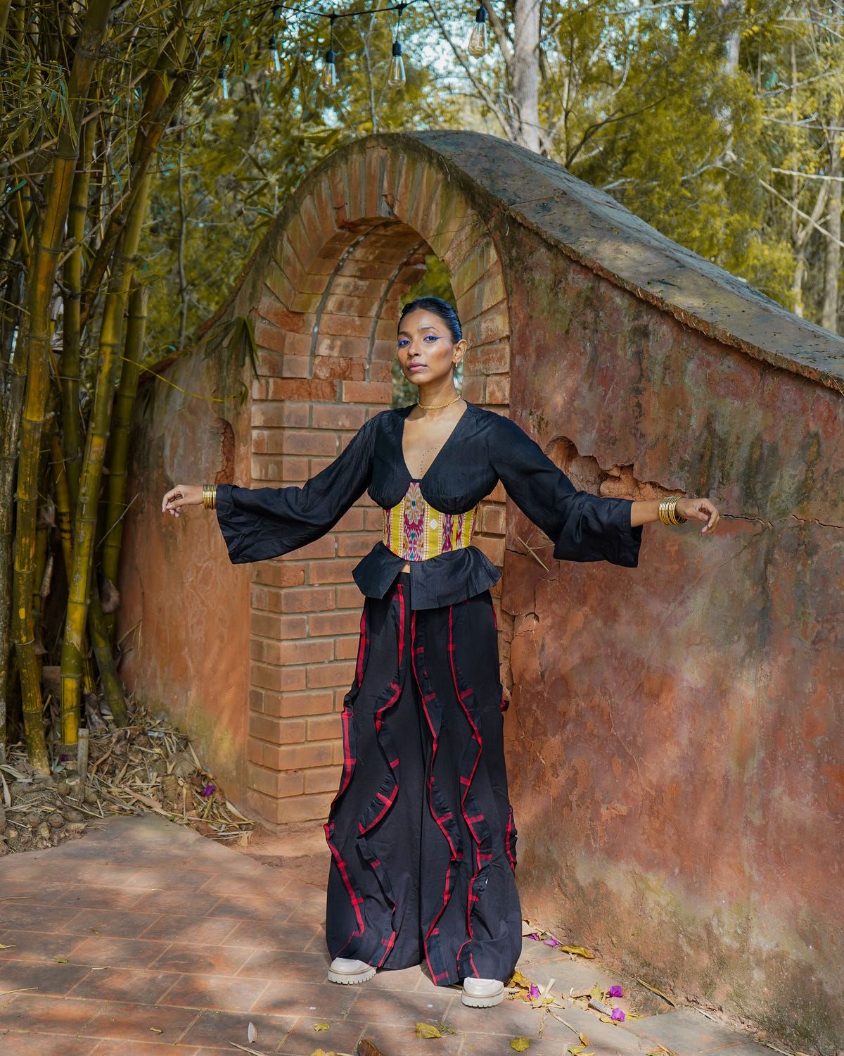 Khet Corset Bell Sleeve - image 1