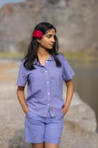 Alankara Embroidered Half Sleeve view 2