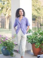 Alankara Embroidered Half Sleeve view 5