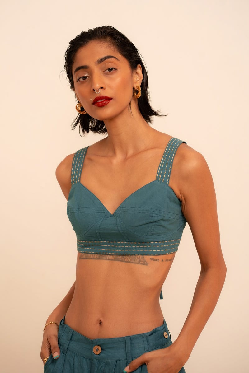 Samudram Coral Bralette