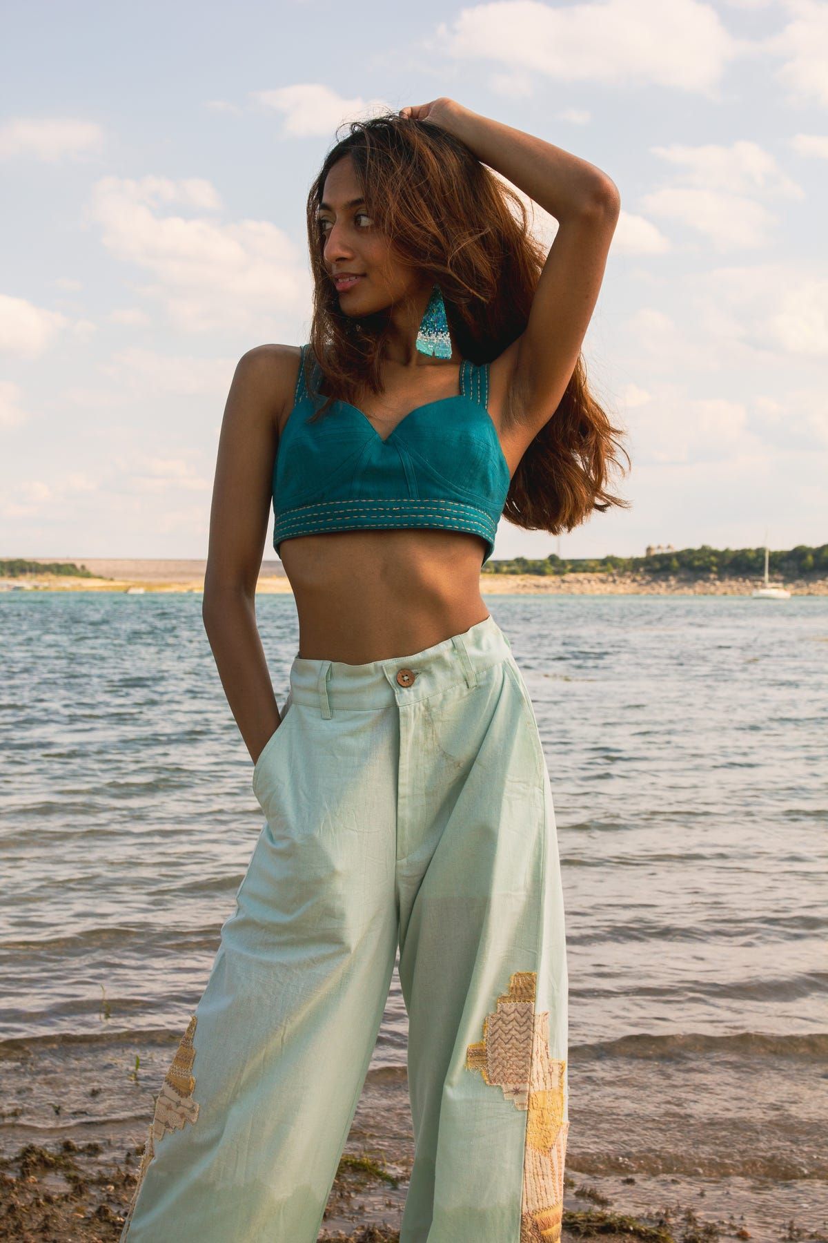 Samudram Coral Bralette - image 3