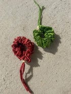Upcycled Drawstring Scrunchies view 1