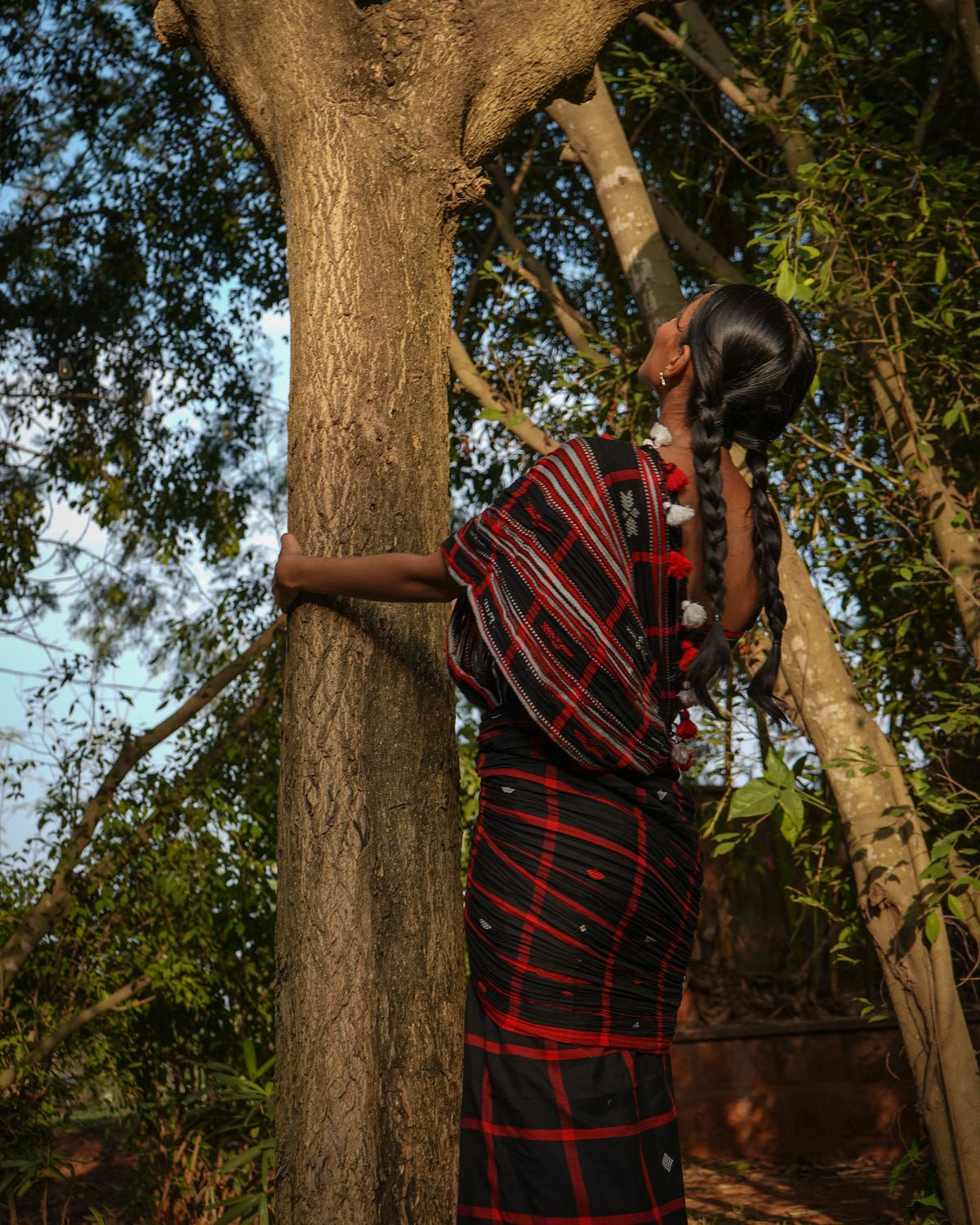 Khet Structure Sari Gown - image 6