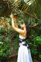 Khet Blanc Handloom Maxi Dress view 3
