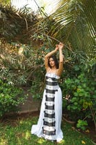 Khet Blanc Handloom Maxi Dress view 4