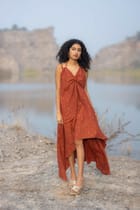 Alankara Embroidered Slip Dress view 1