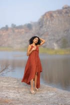 Alankara Embroidered Slip Dress view 3