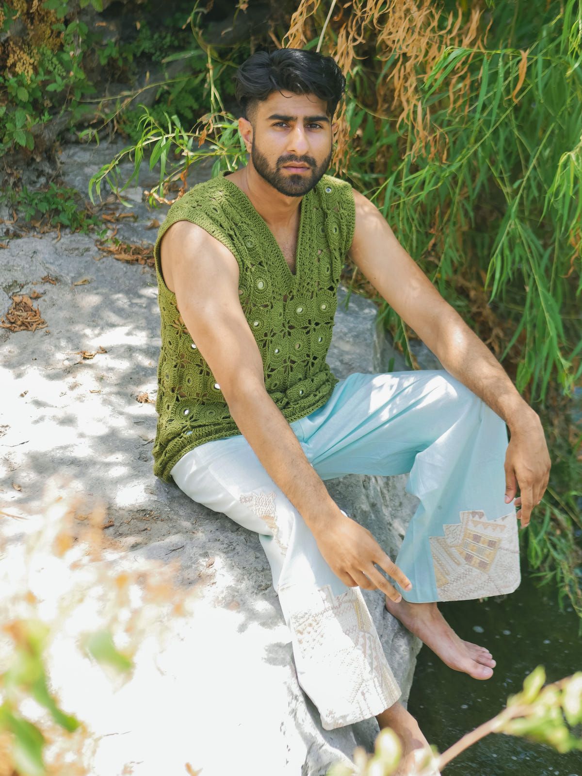 Samudram Crochet Mirror Vest - image 6
