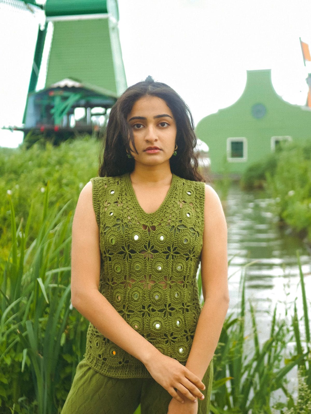 Samudram Crochet Mirror Vest - image 7