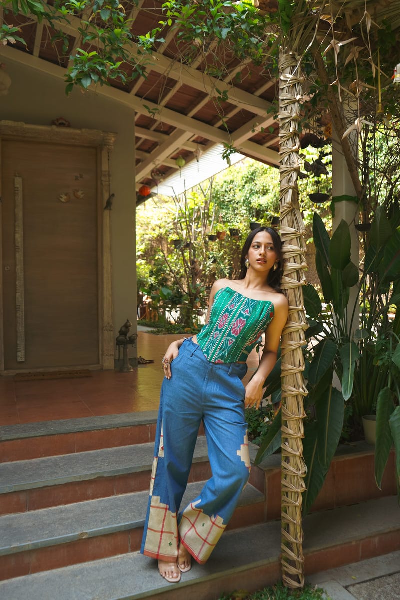 Khet Patchwork Jeans