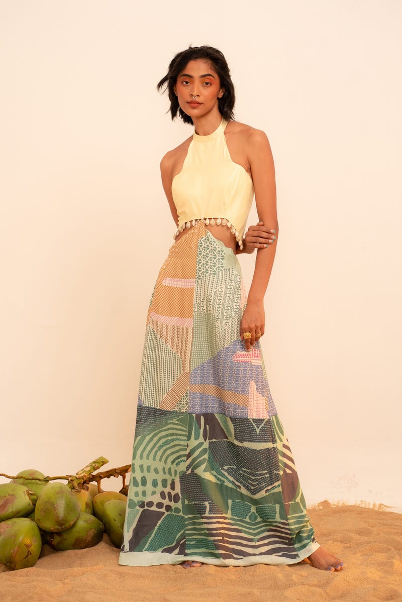 Samudram Reef Two Piece Gown