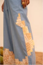 Samudram Patchwork Wide-Leg Pants view 2
