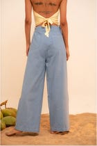Samudram Patchwork Wide-Leg Pants view 4