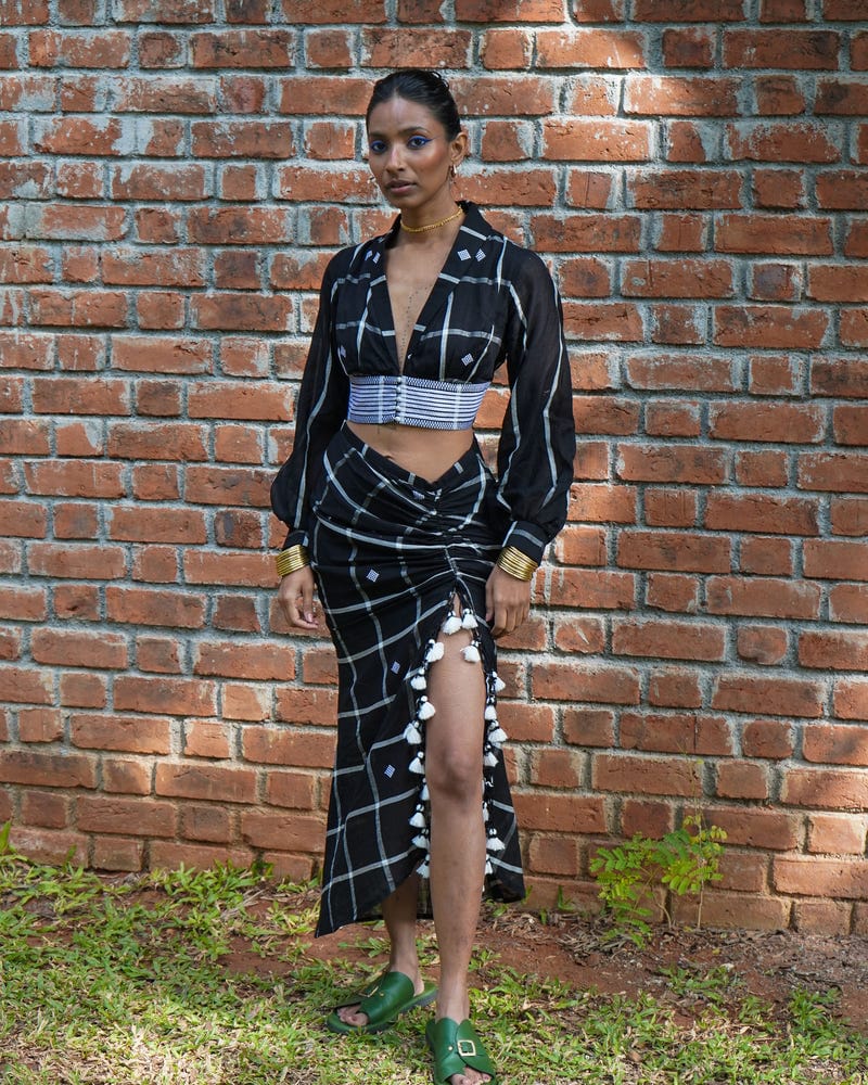 Khet Sari Skirt