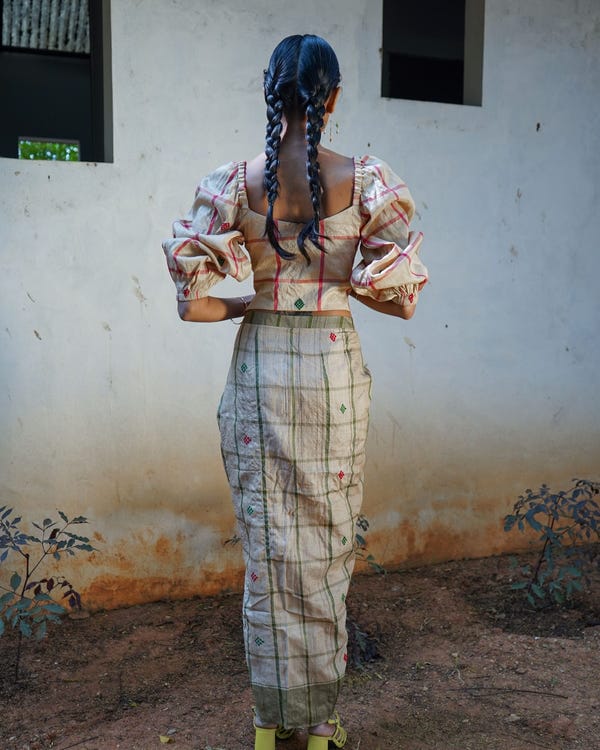 Tega Collective — Khet Wrap Skirt